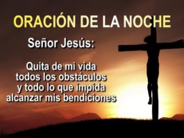 Oraciones para antes de dormir