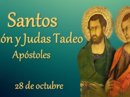 Santos Simón y Judas, apóstoles - 28 De Octubre