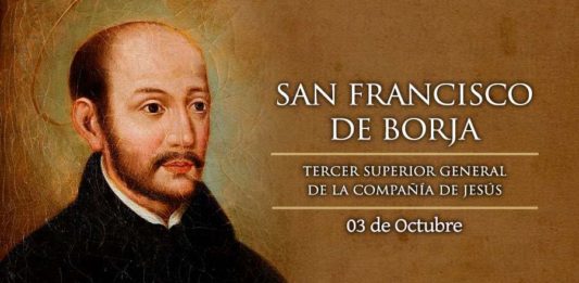 El Santo del día y su historia. Francisco de Borja, santo. Jueves, 3 de octubre de 2019