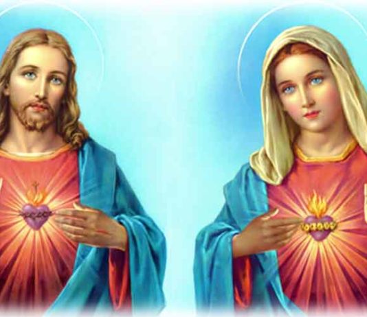 Oración de Consagración a los corazones de Jesús y María