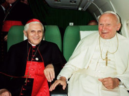 Benedetto XVI e Giovanni Paolo II