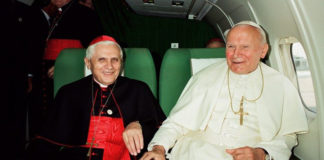 Benedetto XVI e Giovanni Paolo II