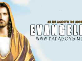 Evangelio del día, 25 de Agosto de 2020