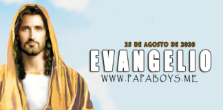 Evangelio del día, 25 de Agosto de 2020