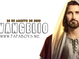 Evangelio del día, 26 de Agosto de 2020