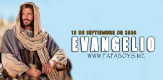 Evangelio del día, 13 de Septiembre de 2020