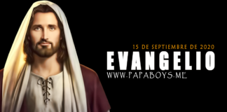 Evangelio del día,15 de Septiembre de 2020