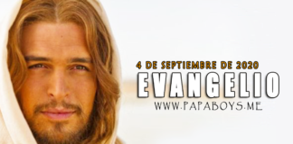 Evangelio del día, 4 de Septiembre de 2020