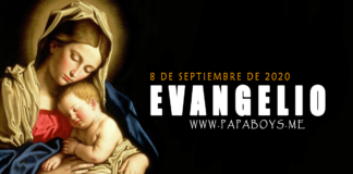 Evangelio del día, 8 de Septiembre