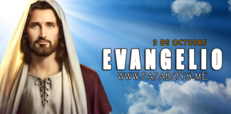 Evangelio del día, 3 de Octubre de 2020