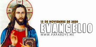 Evangelio del día, 15 de Noviembre de 2020