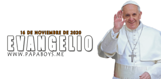 Evangelio del día, 16 de Noviembre de 2020