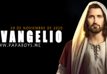 Evangelio del día, 20 de Noviembre de 2020