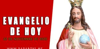 Evangelio del día, 22 de Noviembre de 2020