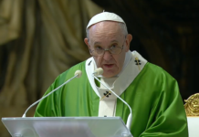 Papa Francisco celebró la Misa en la Basílica de San Pedro