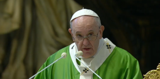 Papa Francisco celebró la Misa en la Basílica de San Pedro