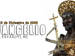 Evangelio del día, 23 de Diciembre de 2020