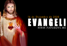 Evangelio del día, 16 de Diciembre 2020