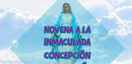 Novena a la Inmaculada Concepción.